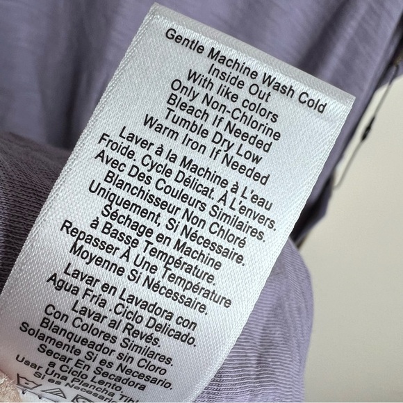 NWT Nation Ltd Pima Cotton Margot Turtleneck Tank In French Violet Size L - Picture 14 of 16